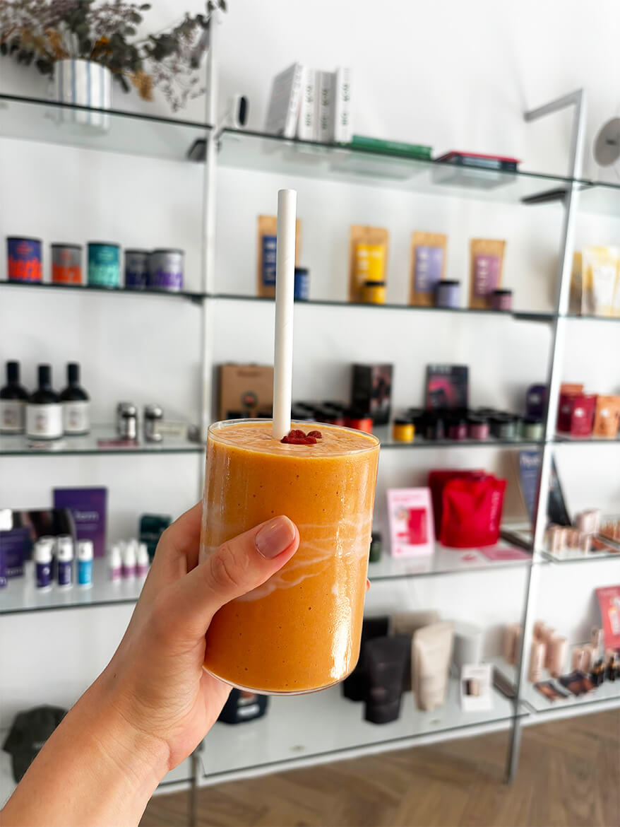 2-BeautyStudies-Exkursion-Longevity-Bar-Getraenk
